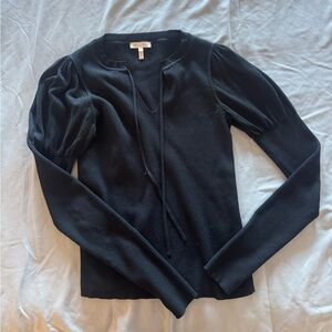 Rebecca Taylor Black Knit Sweater